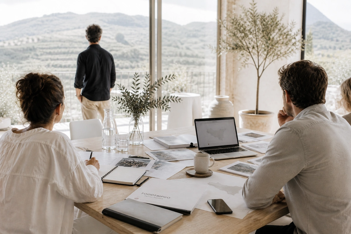 Pianificazione dei servizi e delle collaborazioni del FoodTripGo Partner Network
